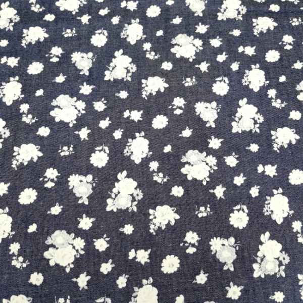 PRINTED COTTON DENIM  - DESIGN 1